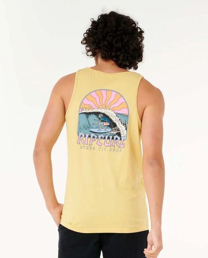 Rip Curl Shred Till Tank - 8264 Washed Black sold by Sun Diego Boardshops product image thumbnail 2