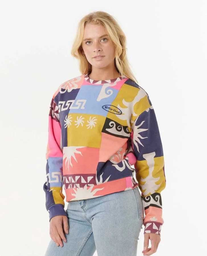 Rip Curl Keepsakes Fleece Crew - Multico 3282 sold by Sun Diego Boardshops product image thumbnail 3