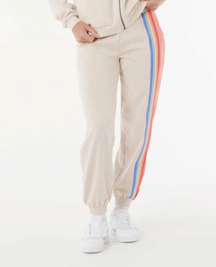 Rip Curl Surf Revival Track Pant - Oatmeal Marle 8526 sold by Sun Diego Boardshops