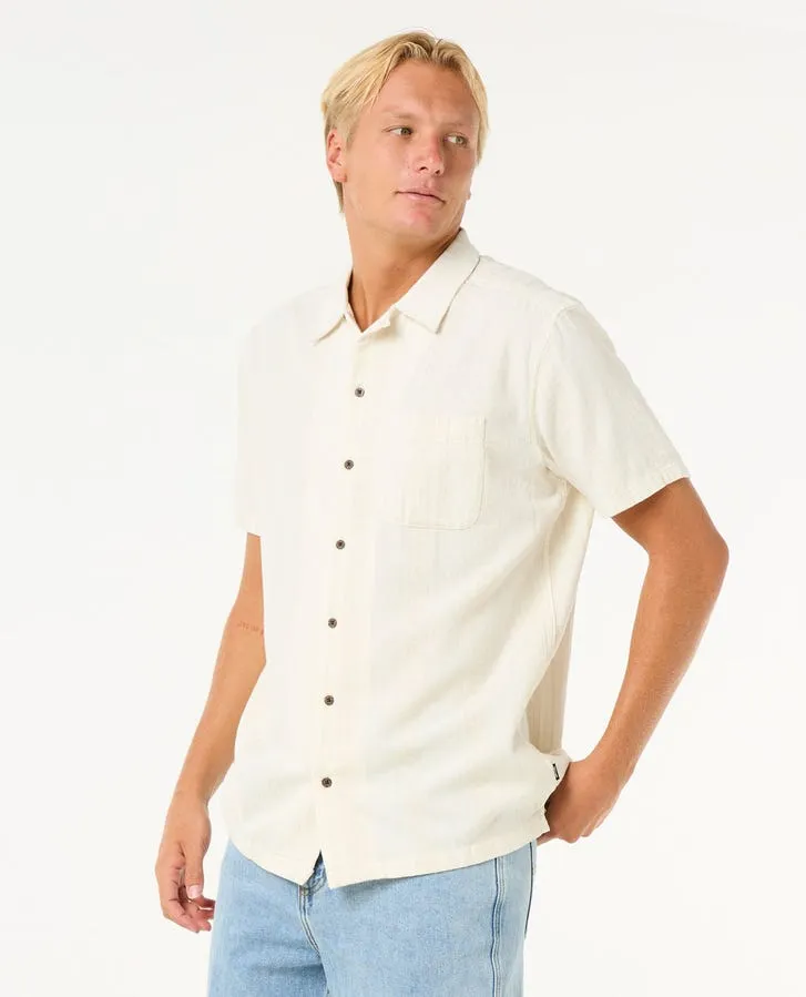 Rip Curl Raw Energy Stripe Short Sleeve Shirt - 3021 Bone sold by Sun Diego Boardshops product image thumbnail 2