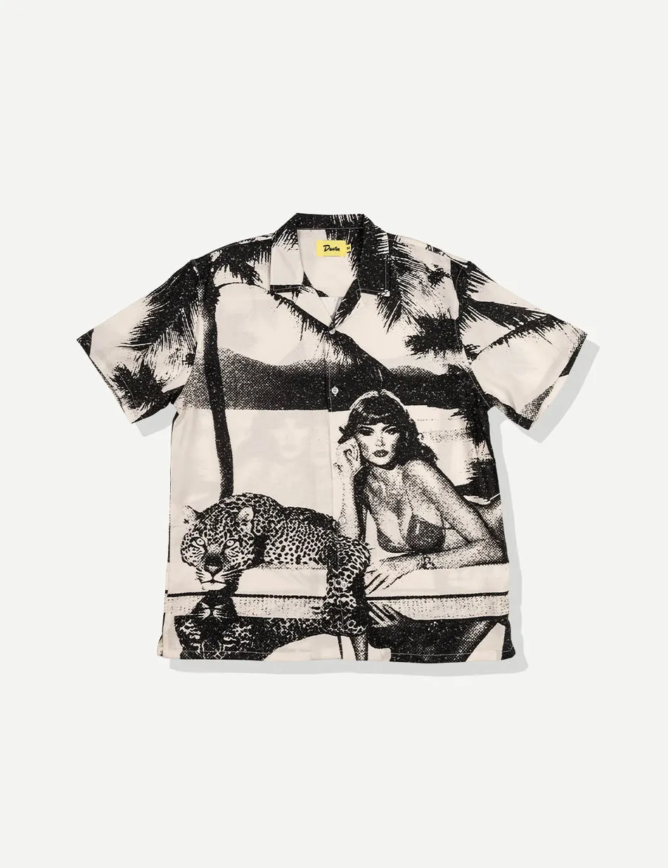 Duvin Pool Cat Buttonup - Black sold by Sun Diego Boardshops product image thumbnail 3