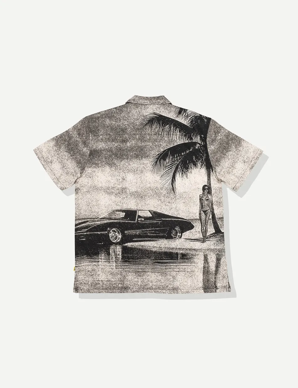 Duvin Beach Parking Buttonup - Black sold by Sun Diego Boardshops product image thumbnail 2