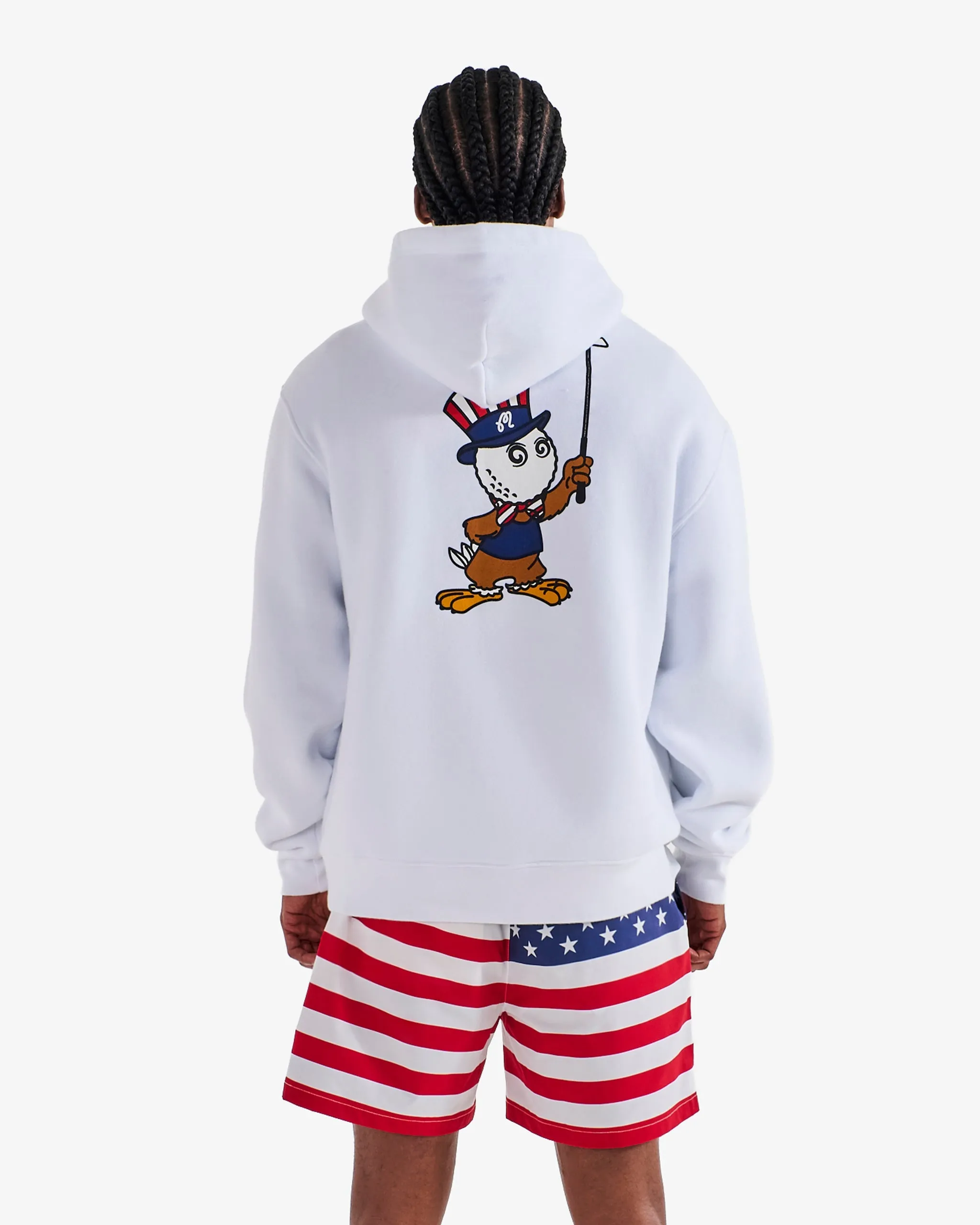 Malbon Eagle Buckets Hoodie - White sold by Sun Diego Boardshops product image thumbnail 2