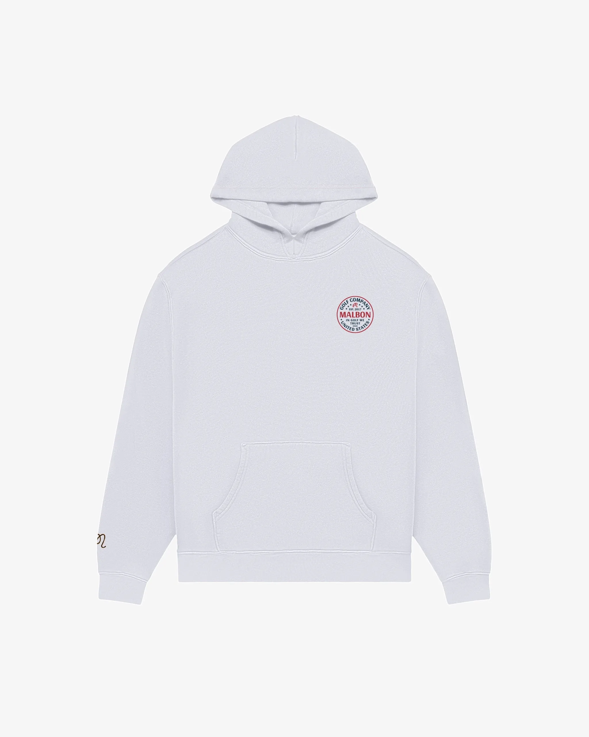 Malbon Eagle Buckets Hoodie - White sold by Sun Diego Boardshops product image thumbnail 3