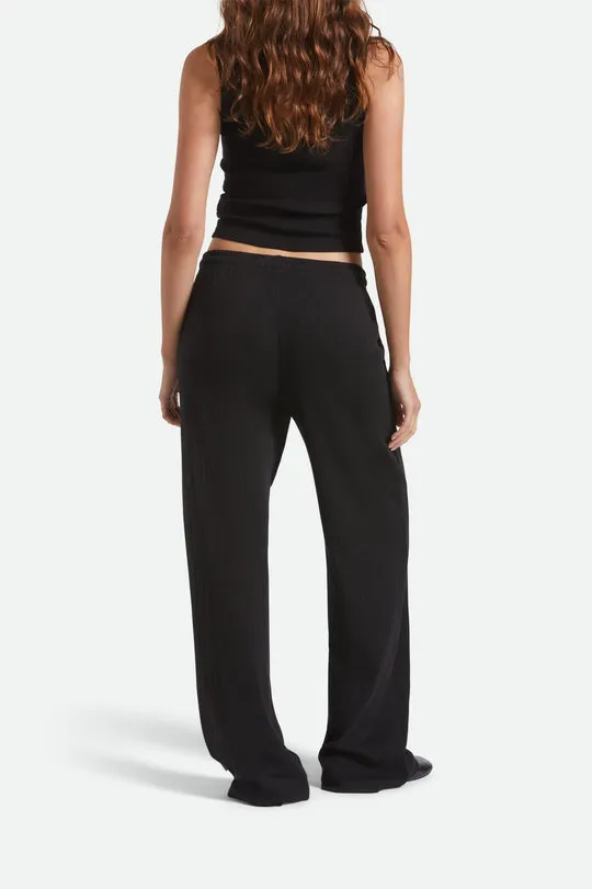 Brixton Pointelle Lounge Pant - Black sold by Sun Diego Boardshops product image thumbnail 3