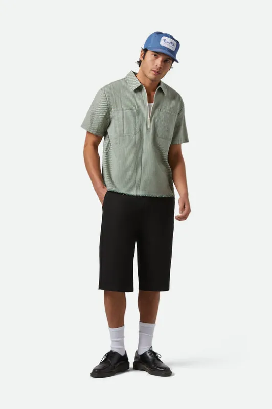 Brixton Choice Chino Baggy Short - Black sold by Sun Diego Boardshops