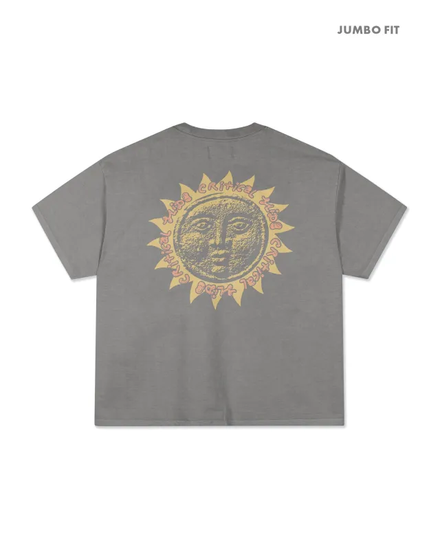 Critical Slide Sunrise Jumbo Fit Tee - Ashphalt sold by Sun Diego Boardshops