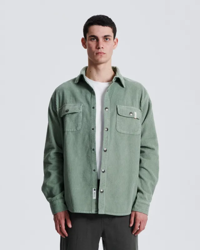 Critical Slide Surface Cord Overshirt - Sage sold by Sun Diego Boardshops