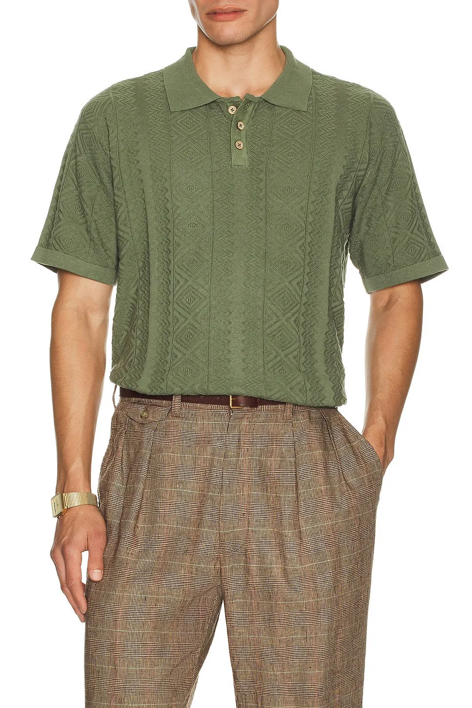 Critical Slide Trader Knit Shirt - Green sold by Sun Diego Boardshops product image thumbnail 3