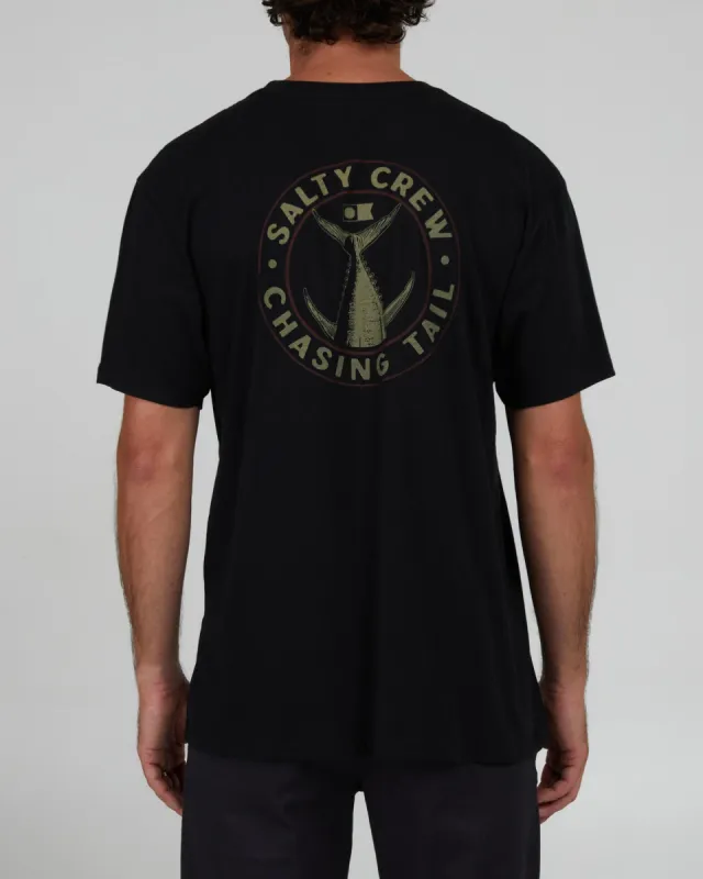 Salty Crew Tailgate S/S Premium Tee - BLACK sold by Sun Diego Boardshops