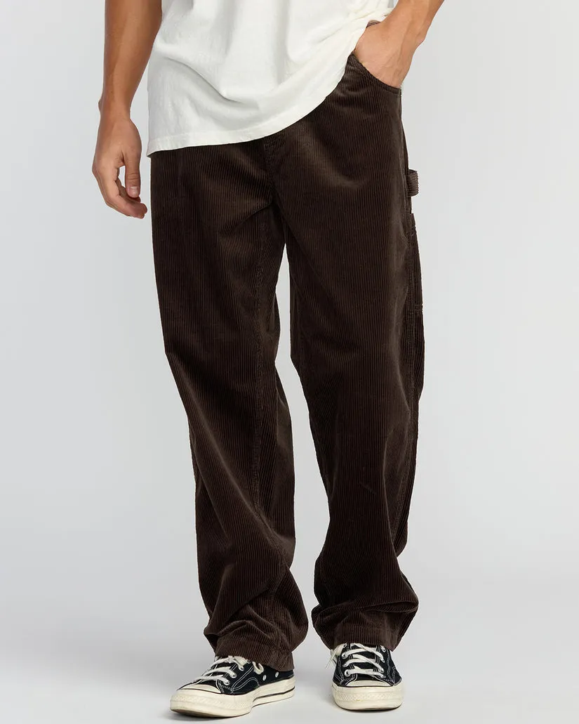 Billabong Larry Cord Garage Pants - Chocolate sold by Sun Diego Boardshops product image thumbnail 2