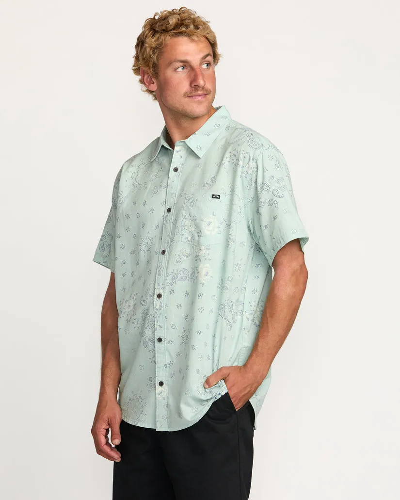Billabong Sundays Short Sleeve Shirt - Mist Green Mgn sold by Sun Diego Boardshops product image thumbnail 3