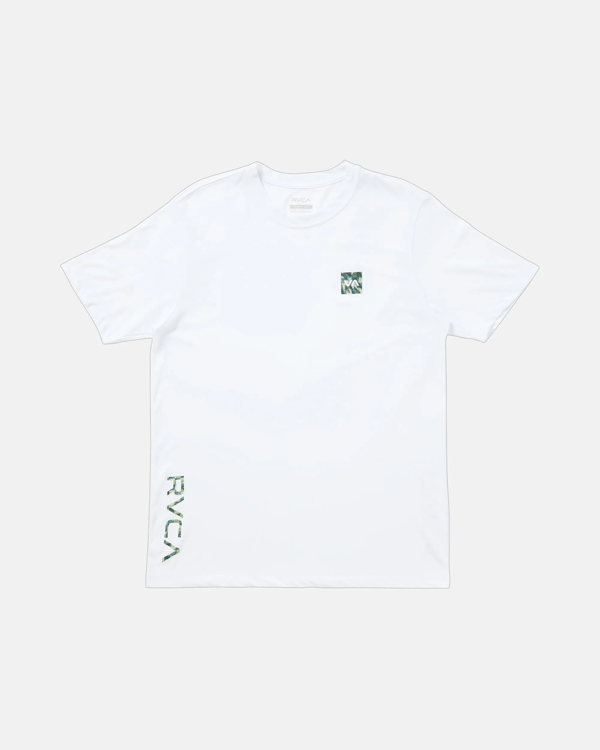 RVCA RVCA 2X Fill Short Sleeve Tee - White sold by Sun Diego Boardshops