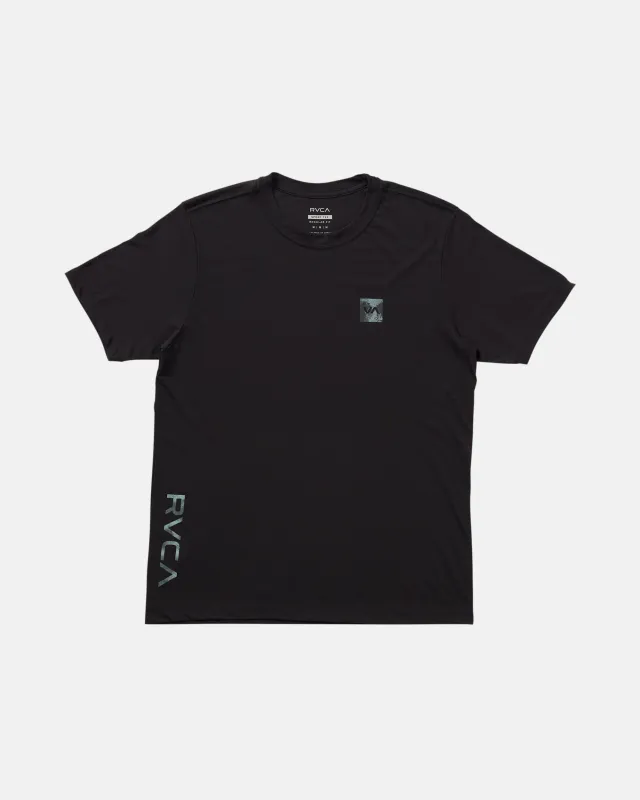 RVCA RVCA 2X Fill Short Sleeve Tee - Black sold by Sun Diego Boardshops