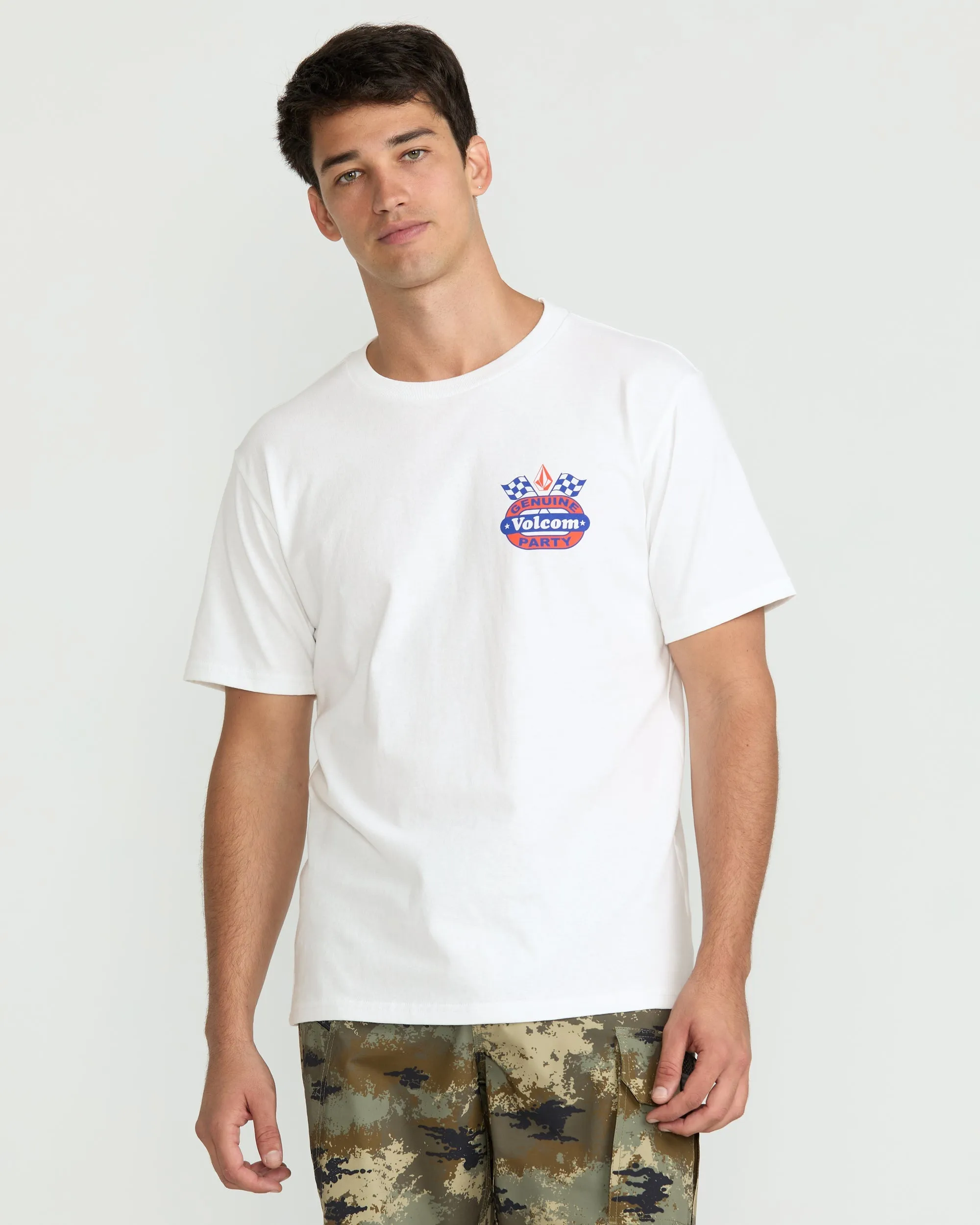 Volcom Fifth Gear Short Sleeve Tee - White sold by Sun Diego Boardshops