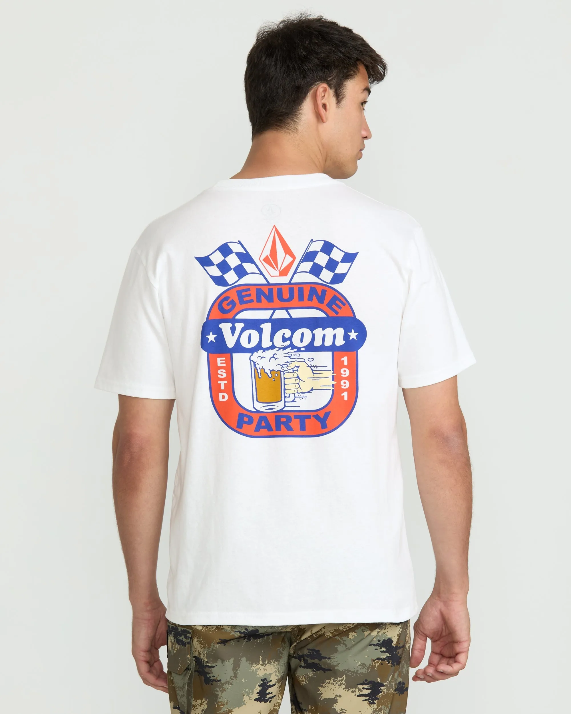 Volcom Fifth Gear Short Sleeve Tee - White sold by Sun Diego Boardshops product image thumbnail 2