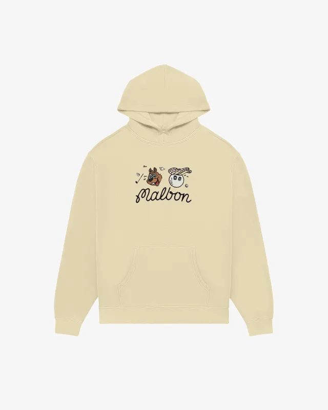 Malbon Two Man Scramble Hoodie - Light Khaki sold by Sun Diego Boardshops