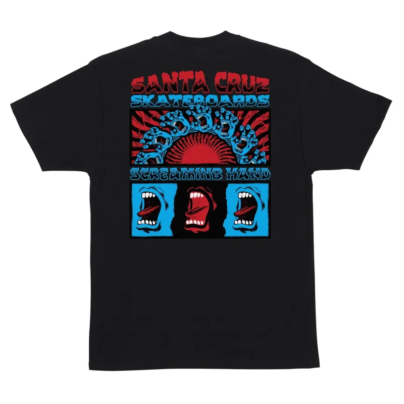 Santa Cruz Screaming Connect T-Shirt - Black sold by Sun Diego Boardshops