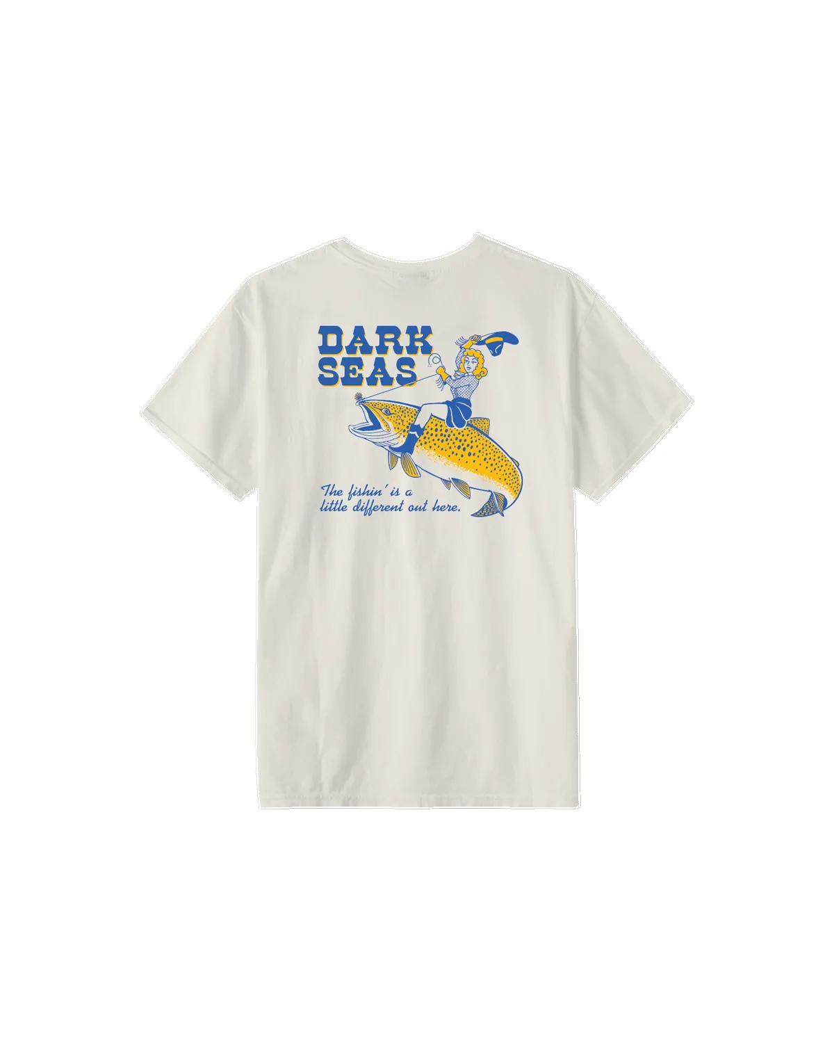 Dark Seas A Little Different Pigment T-Shirt - Antique White sold by Sun Diego Boardshops