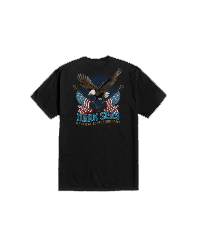 Dark Seas Unified Stock T-Shirt - Black sold by Sun Diego Boardshops
