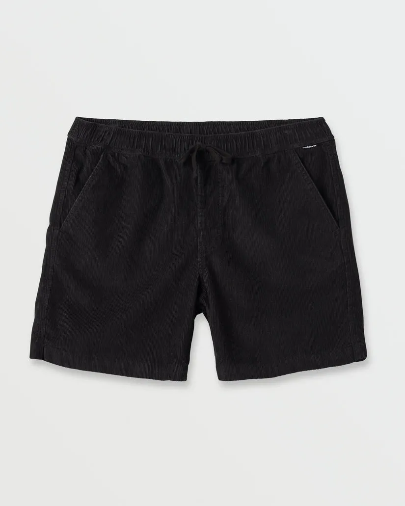 Quiksilver Taxer Corduroy Shorts - Phantom sold by Sun Diego Boardshops