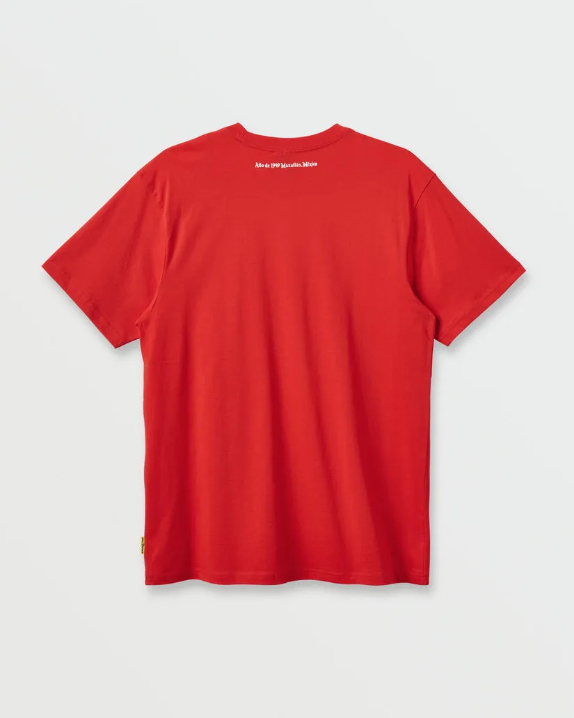 Quiksilver Quiksilver X Pacifico Baja Arch T-Shirt - Red sold by Sun Diego Boardshops product image thumbnail 3