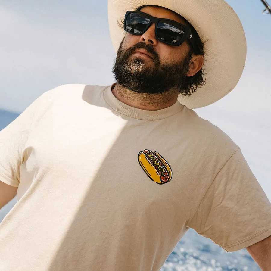 Seager Backyard Tee - Cream sold by Sun Diego Boardshops product image thumbnail 3