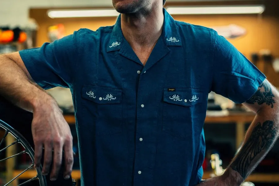 Seager Whippersnapper Short Sleeve Shirt - Navy sold by Sun Diego Boardshops product image thumbnail 5
