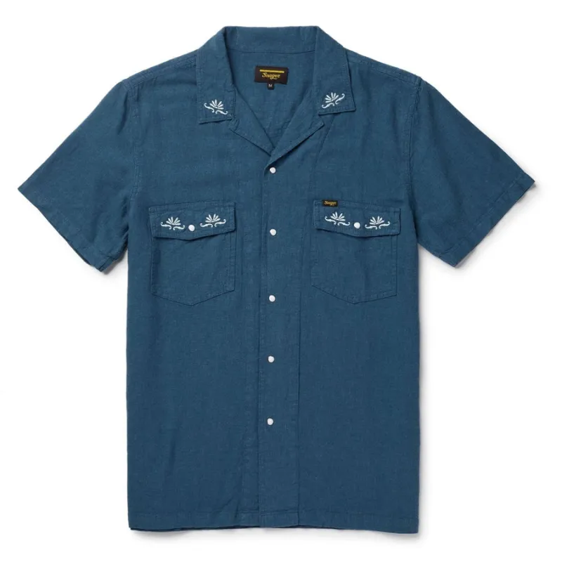 Seager Whippersnapper Short Sleeve Shirt - Navy sold by Sun Diego Boardshops