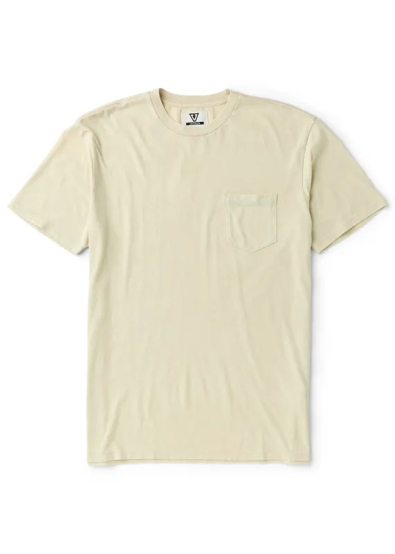 Vissla Solid Sets Cosmic Wash Short Sleeve Pocket Tee - Dune sold by Sun Diego Boardshops