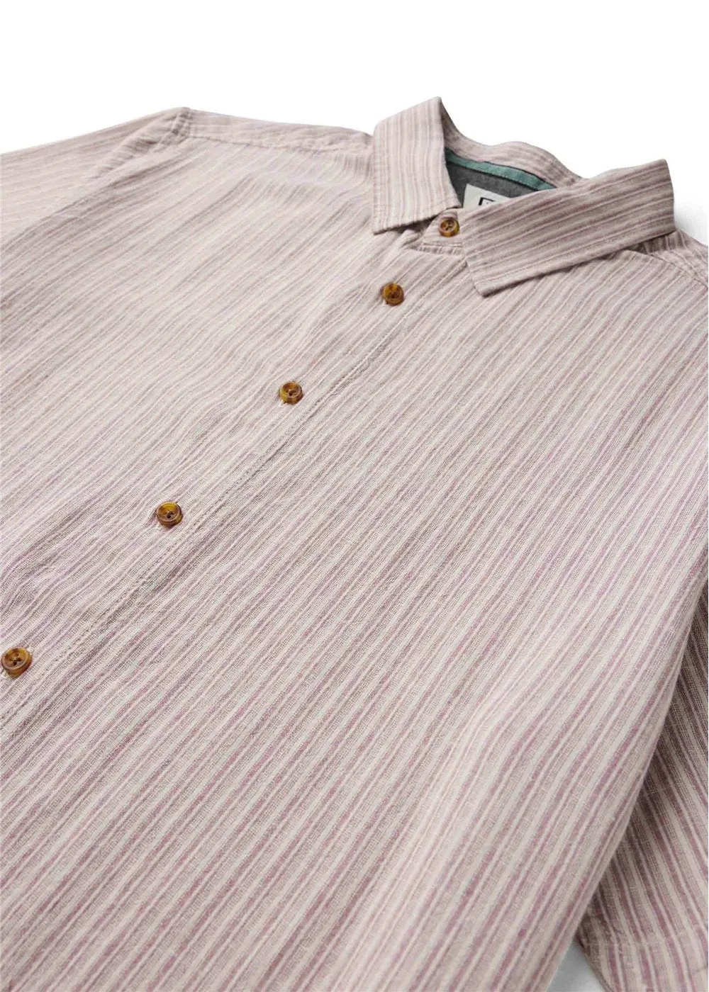 Vissla J Linen Short Sleeve Shirt - Plum sold by Sun Diego Boardshops product image thumbnail 3