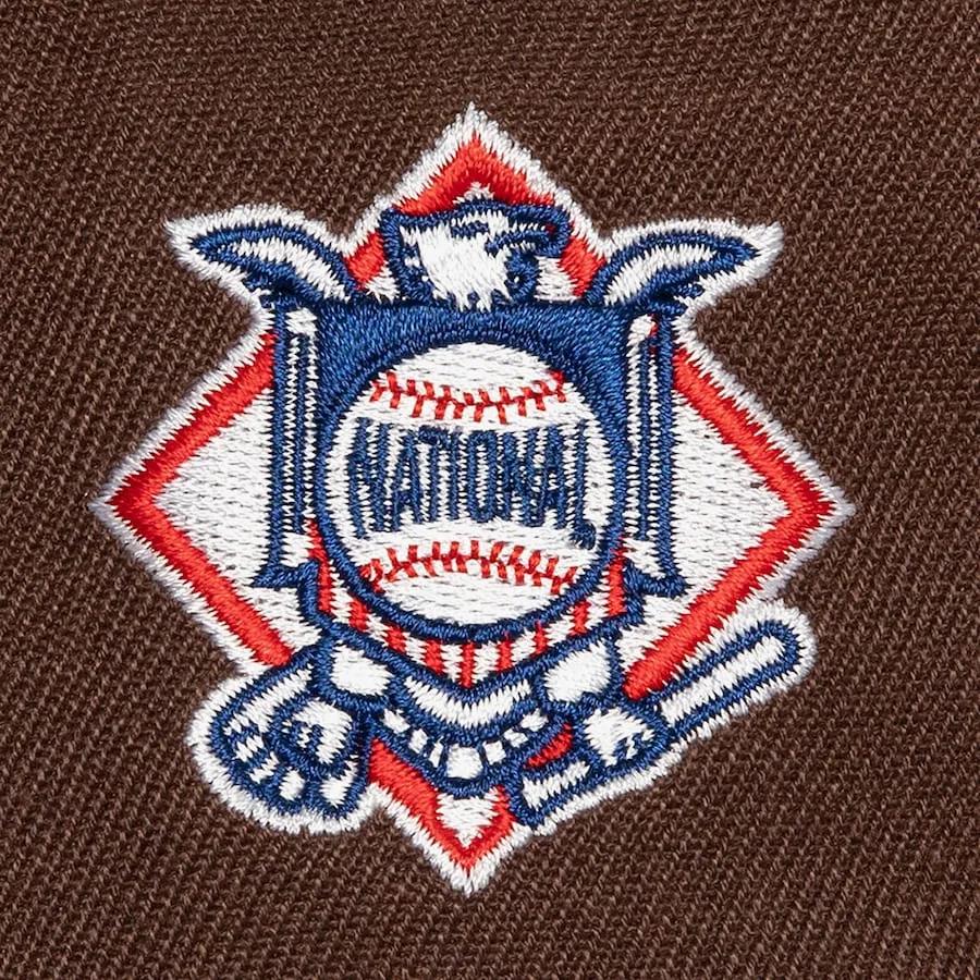 Mitchell & Ness San Diego Padres League Patch Snapback Hat - Brown sold by Sun Diego Boardshops product image thumbnail 3