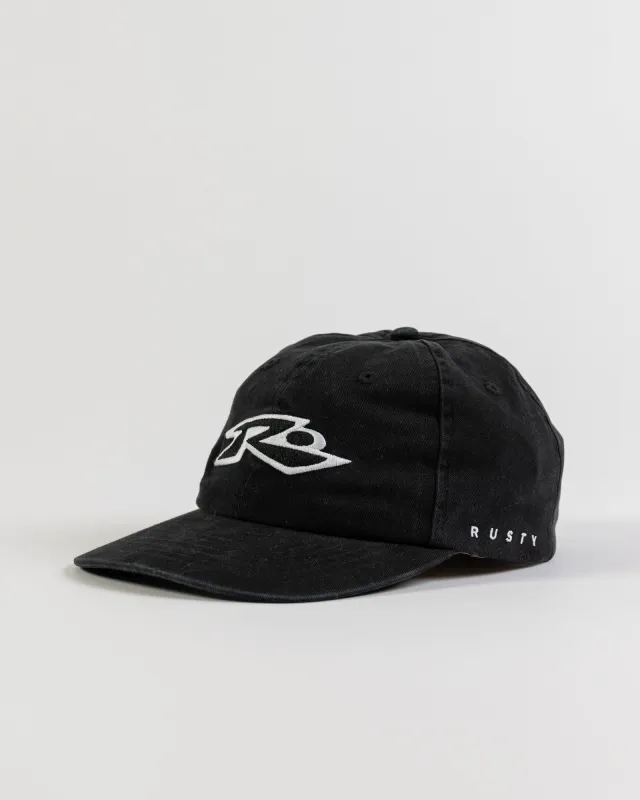 Rusty Signature Dad Cap - Black sold by Sun Diego Boardshops