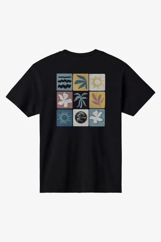 O`Neill O'Riginals Line Up Relaxed Fit Tee - Black sold by Sun Diego Boardshops