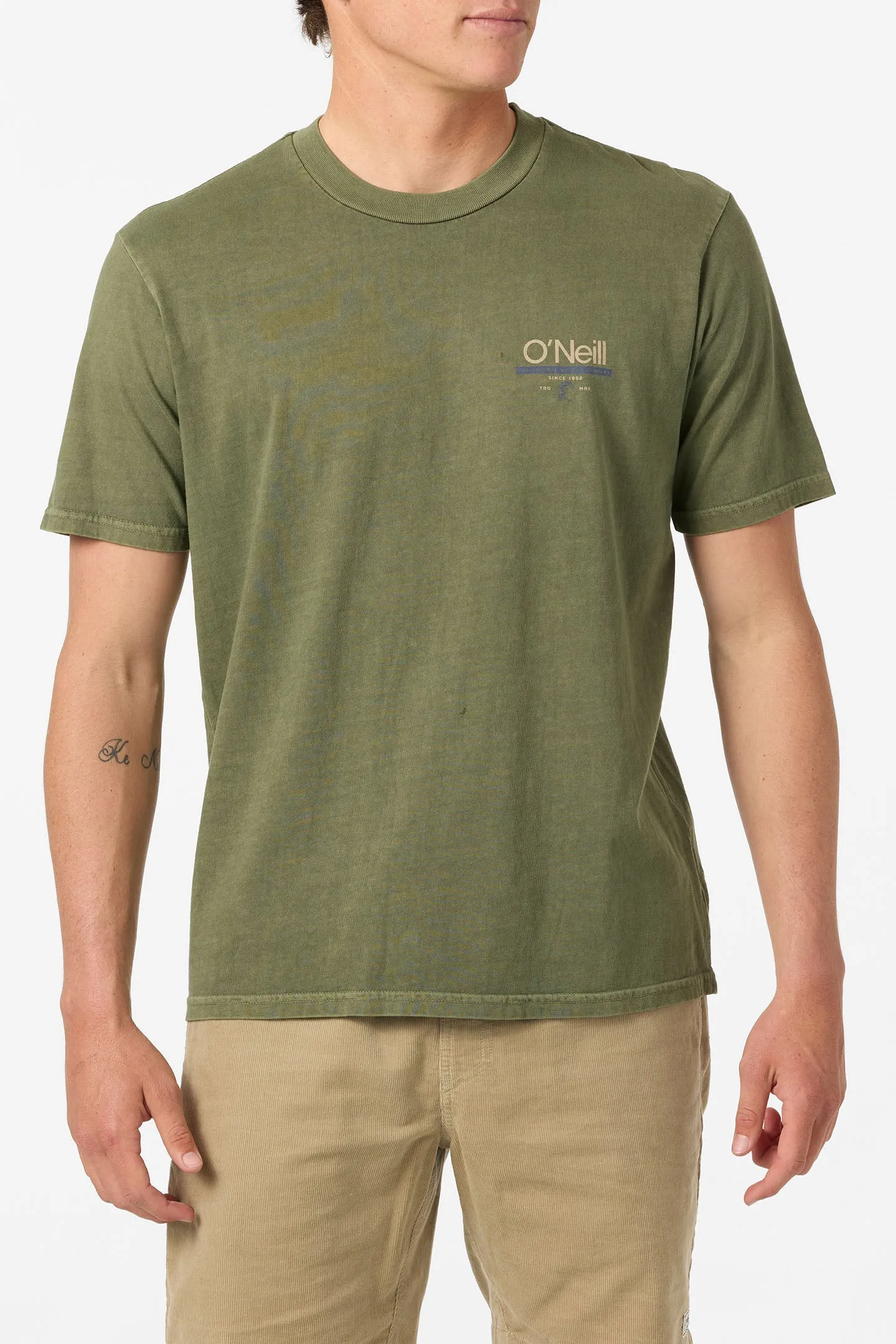 O`Neill O'Riginals Wordmark Relaxed Fit Tee - Clover sold by Sun Diego Boardshops product image thumbnail 2
