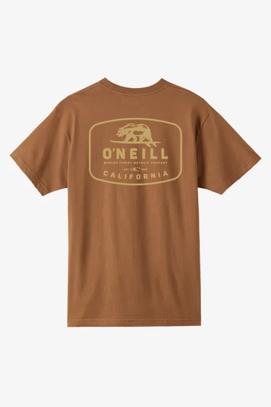 O`Neill Cali Native Standard Fit Tee - Brown sold by Sun Diego Boardshops