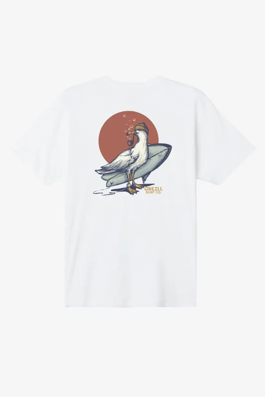 O`Neill Steven Seagull Standard Fit Tee - White sold by Sun Diego Boardshops