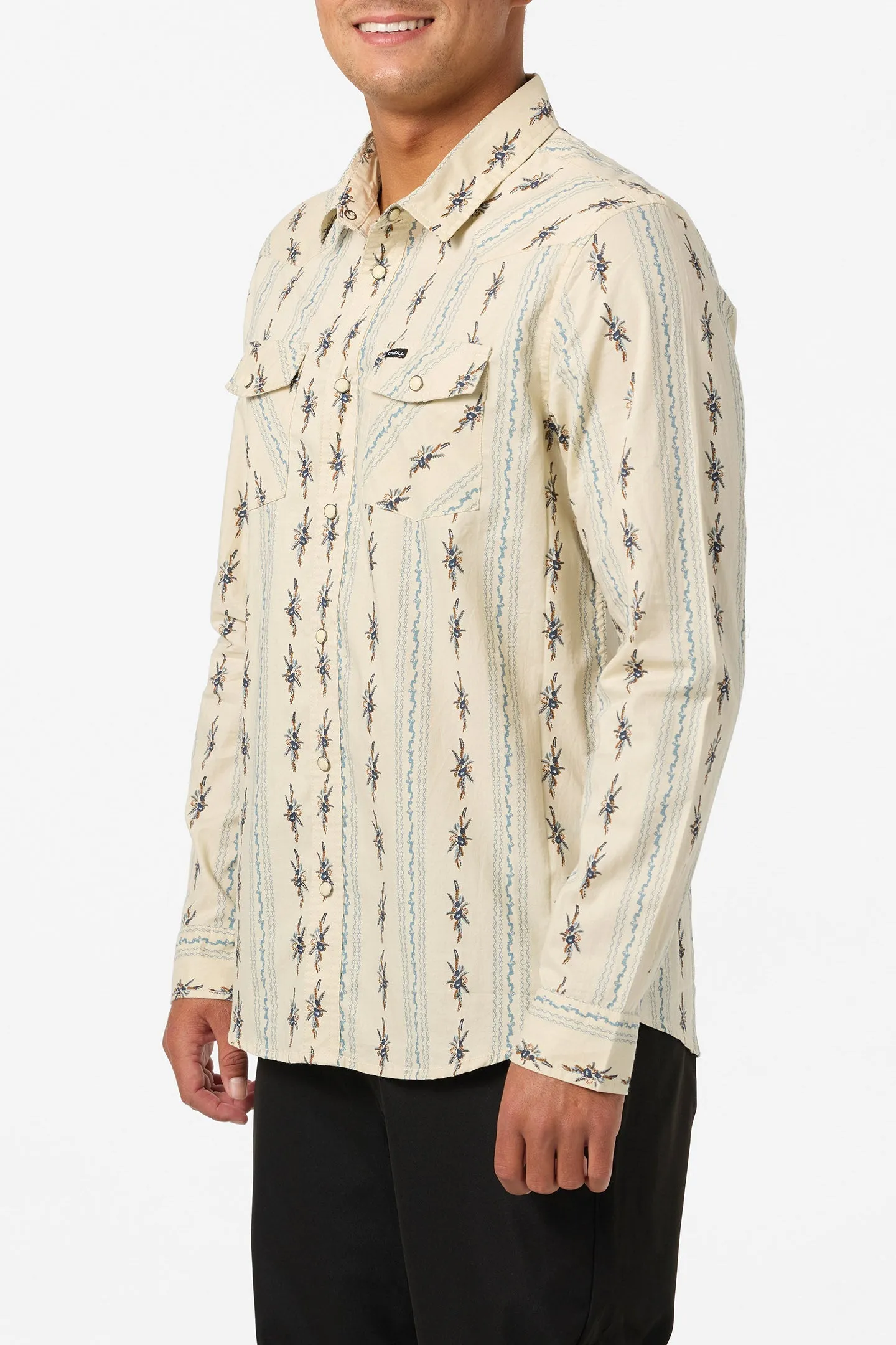O`Neill Bar Dog Long Sleeve Standard Fit Shirt - Khaki 2 sold by Sun Diego Boardshops product image thumbnail 2
