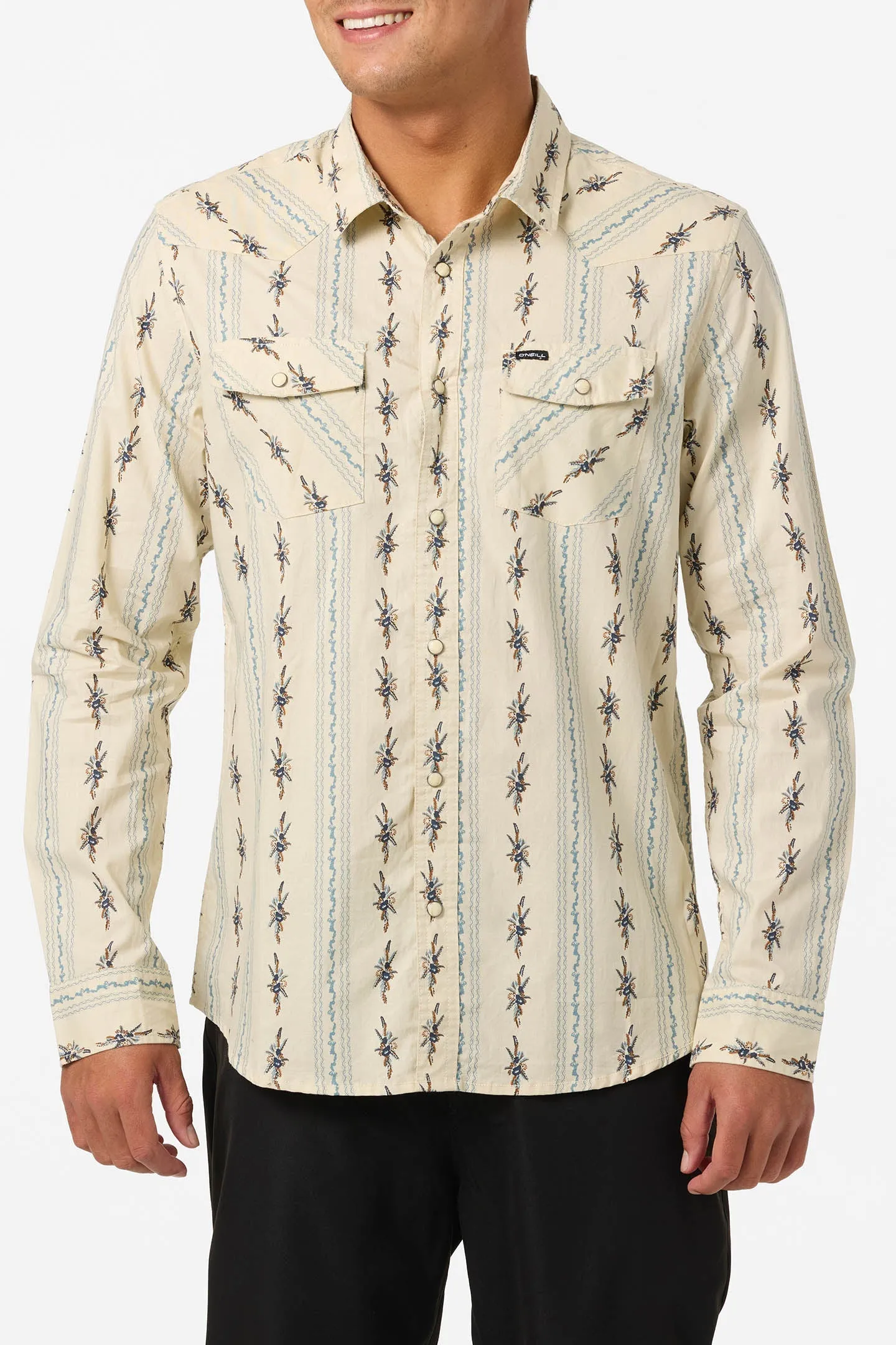O`Neill Bar Dog Long Sleeve Standard Fit Shirt - Khaki 2 sold by Sun Diego Boardshops
