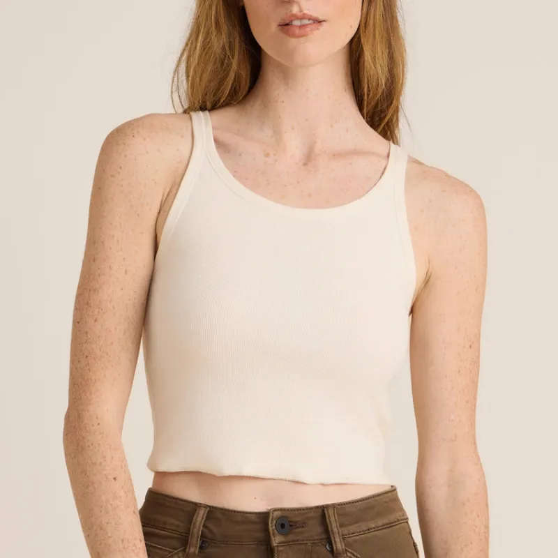 Roark Wind Worn Tank Top - Off White sold by Sun Diego Boardshops