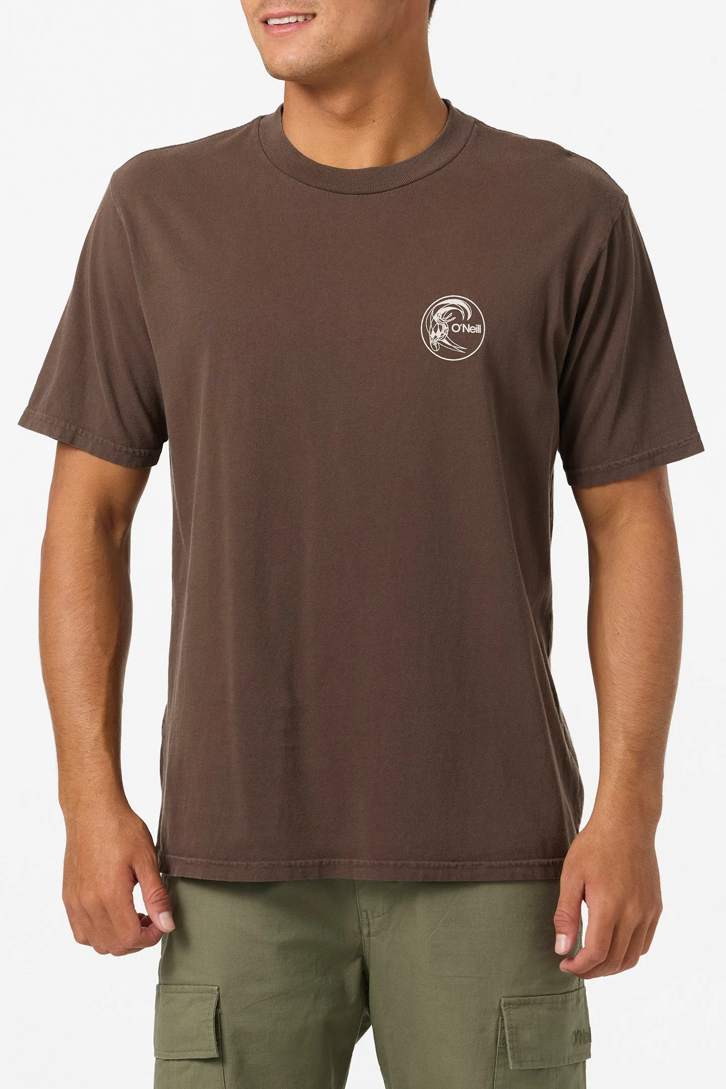 O`Neill O'Riginals Circle Surfer Tee - Coffee sold by Sun Diego Boardshops product image thumbnail 2