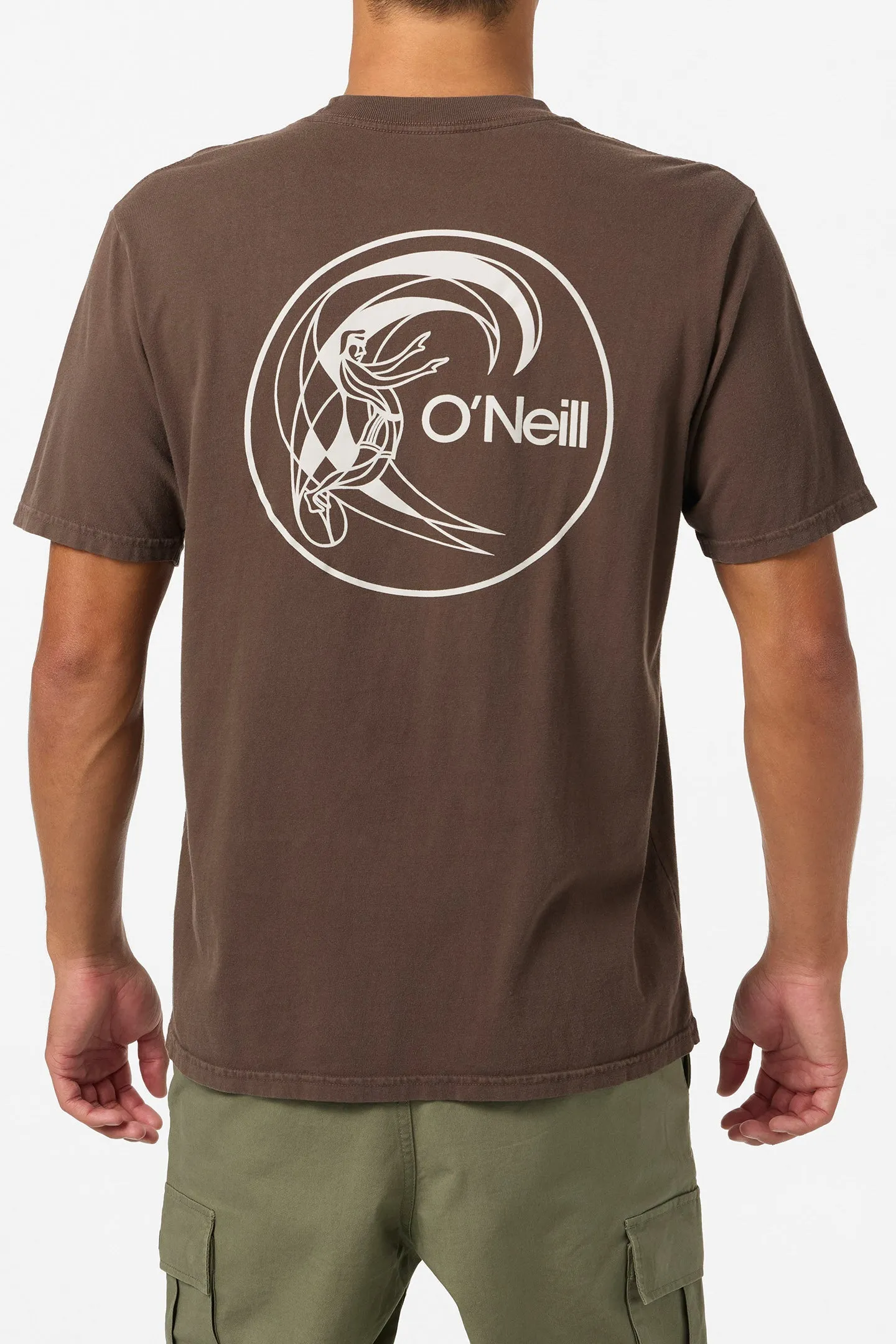 O`Neill O'Riginals Circle Surfer Tee - Coffee sold by Sun Diego Boardshops product image thumbnail 3