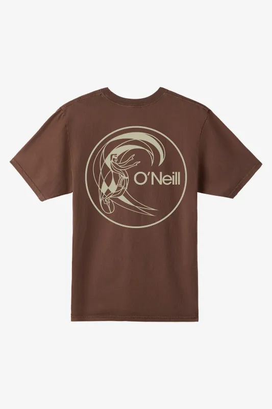 O`Neill O'Riginals Circle Surfer Tee - Coffee sold by Sun Diego Boardshops