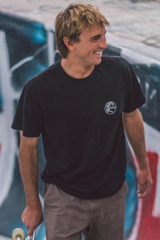 O`Neill O'Riginals Circle Surfer Tee - Black sold by Sun Diego Boardshops