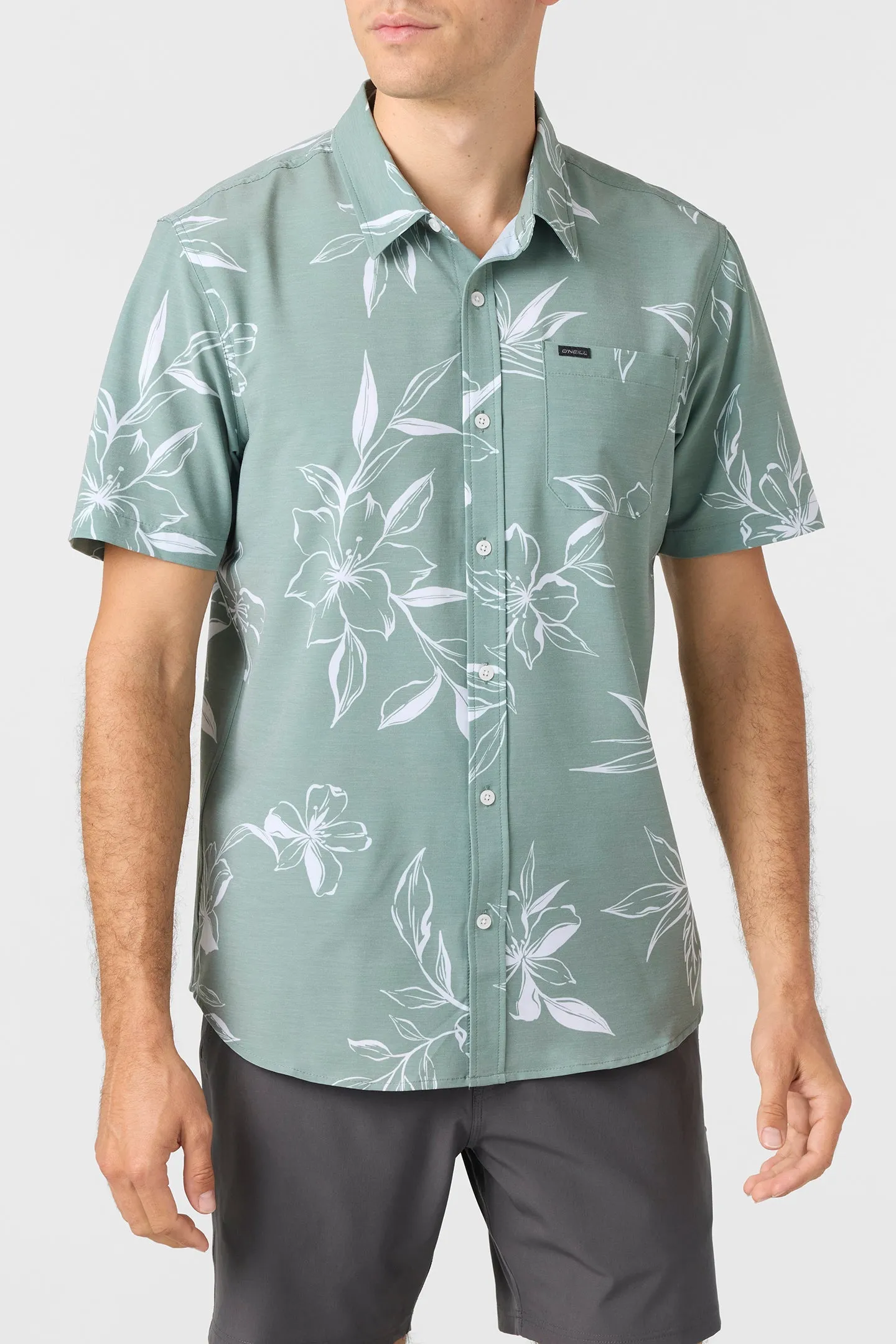 O`Neill Trvlr Upf Traverse Relaxed Fit Shirt - Sage sold by Sun Diego Boardshops
