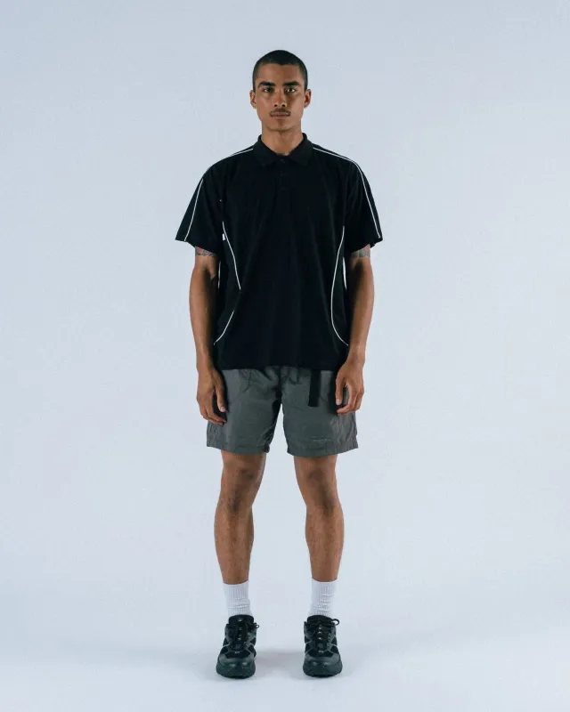 Students Golf Coach Short Sleeve Jersey Polo Shirt - Black sold by Sun Diego Boardshops