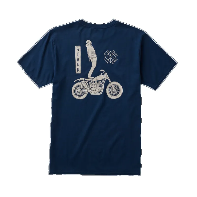 Roark Ghostrider Premium Tee - Navy sold by Sun Diego Boardshops