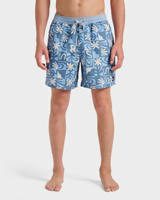 Quiksilver Everyday Terra Swim Trunks - Ashley Blue sold by Sun Diego Boardshops