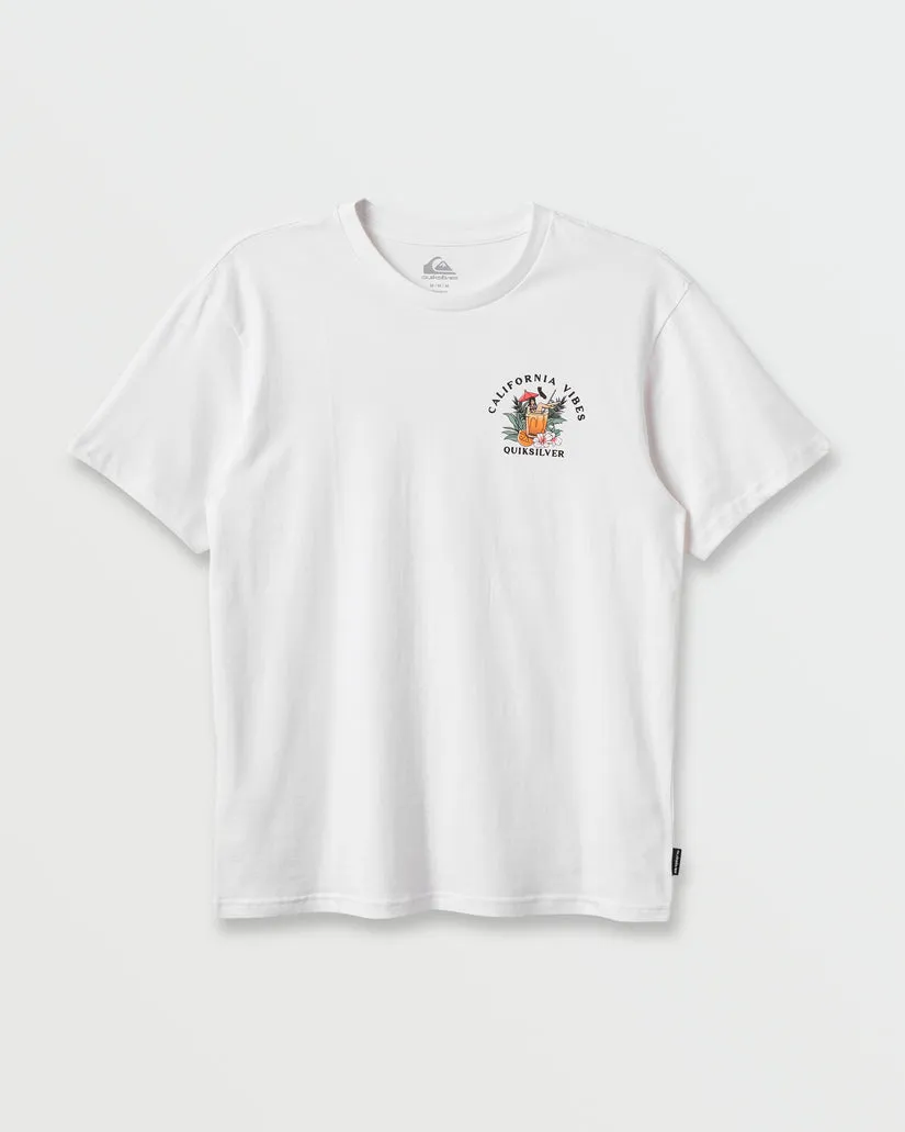 Quiksilver Ca California Vibes Classic T-Shirt - White sold by Sun Diego Boardshops product image thumbnail 2