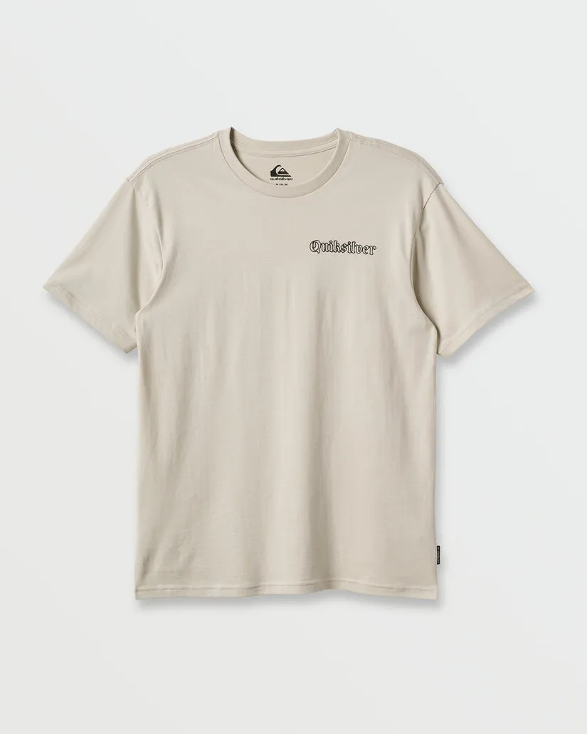 Quiksilver Backyard Classic T-Shirt - Moonstruck sold by Sun Diego Boardshops product image thumbnail 2